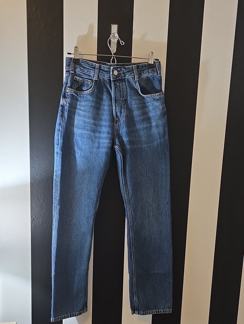 Zara Blue Ankle-Length Women's Jeans
